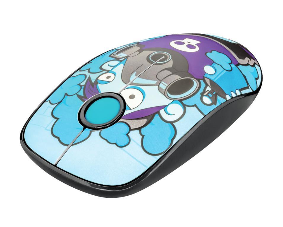 TRUST Mouse ottico Trust Sketch Silent wireless blu